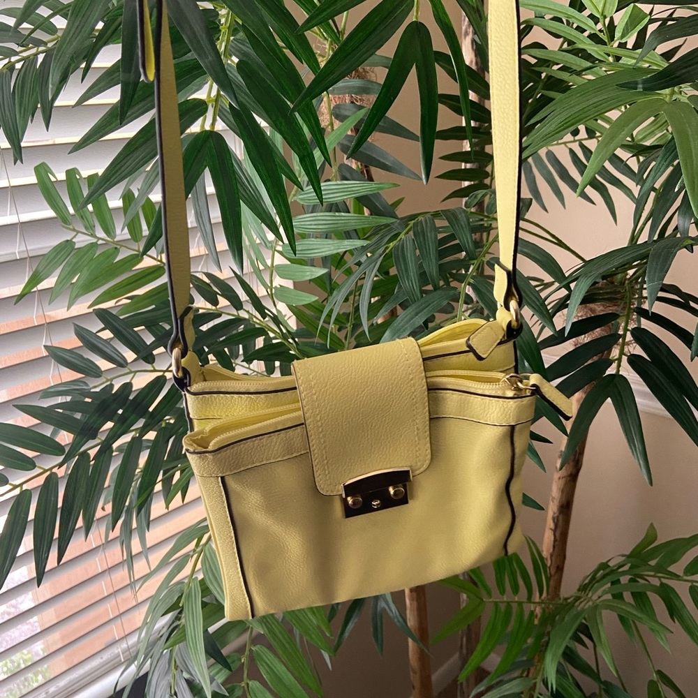 lime green crossbody purse